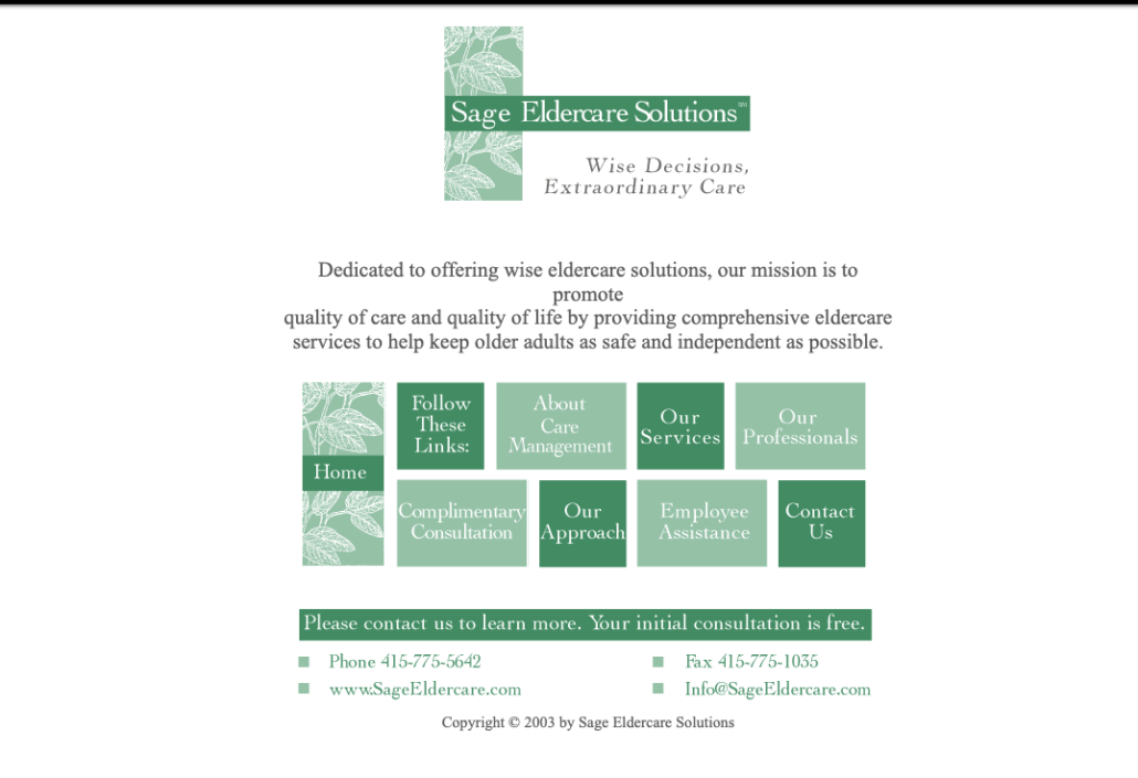 Sage's First Website